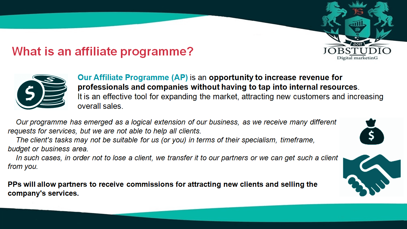 What is an affiliate program?