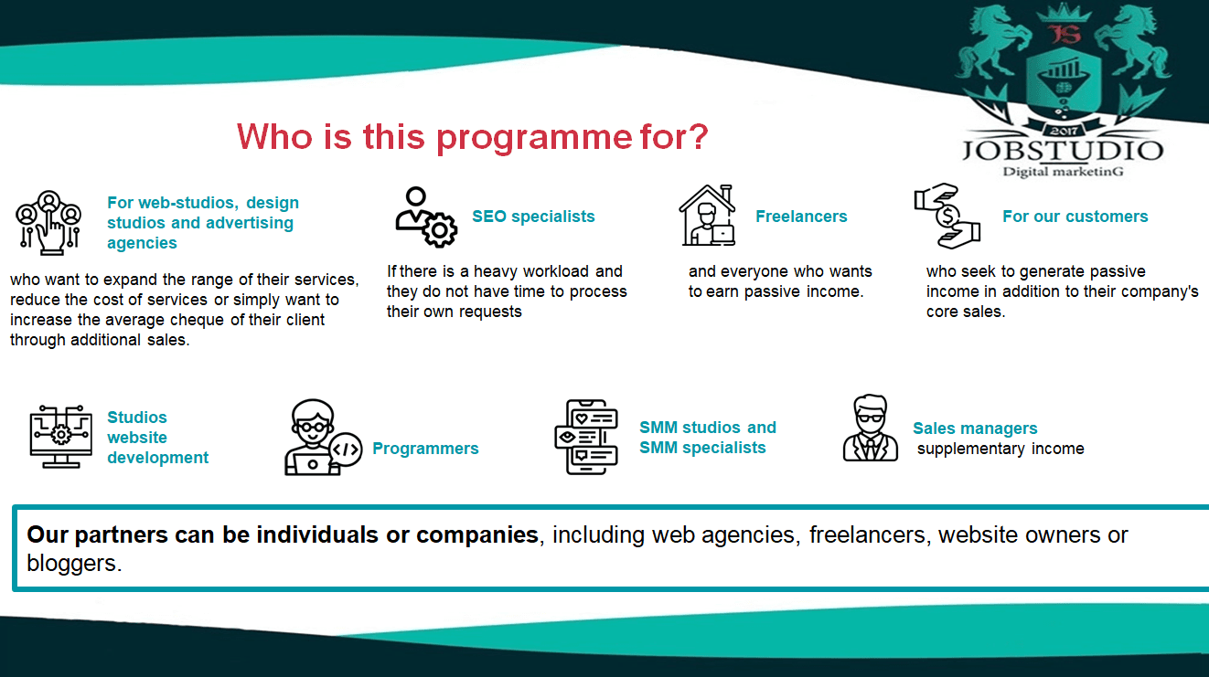 Who is this affiliate program for?