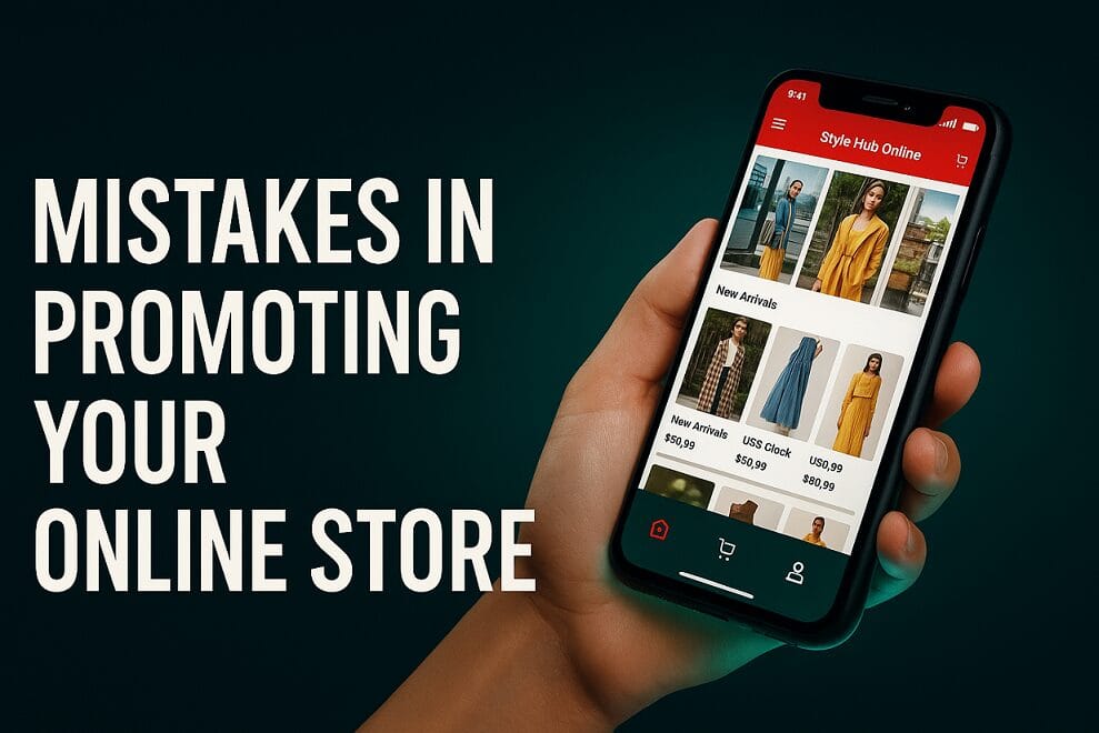 Mistakes in promoting an online store