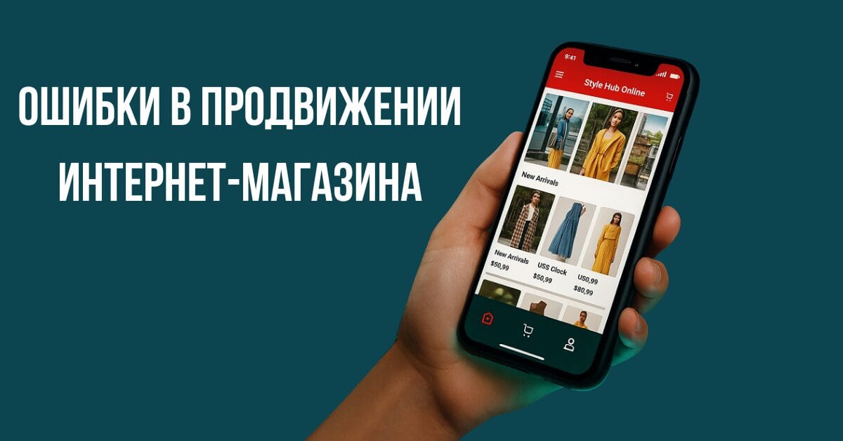 Ошибки в продвижении интернет-магазина
