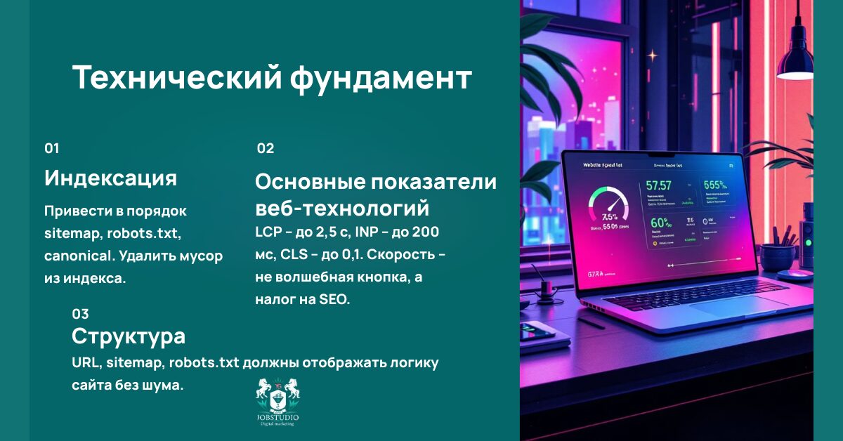 Техническая основа SEO для продвижения сайта в Google