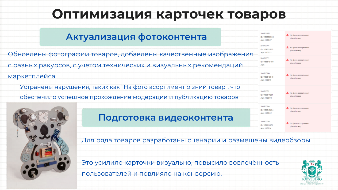 Обновление фотоконтента