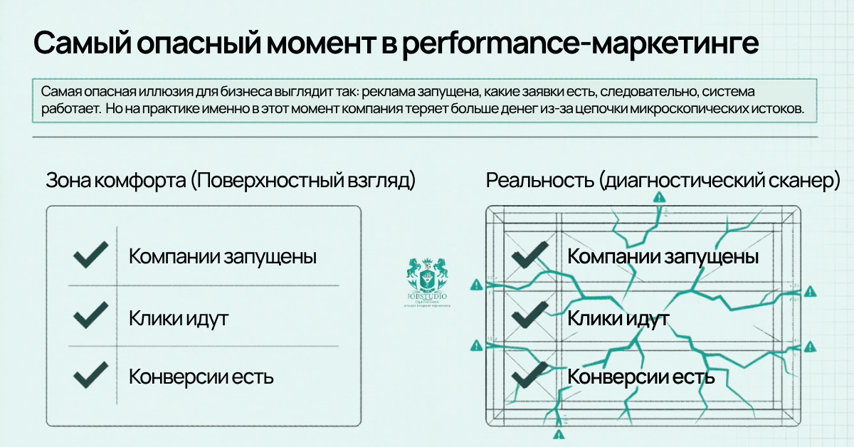 Самый опасный момент в перформанс-маркетинге