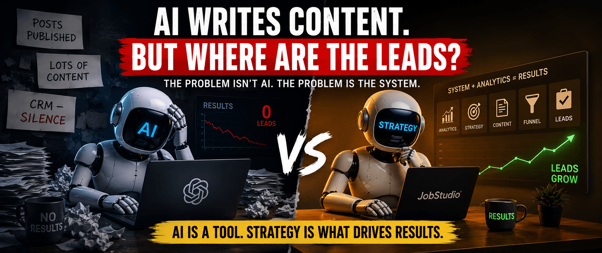 AI-generated content without analytics is more like noise