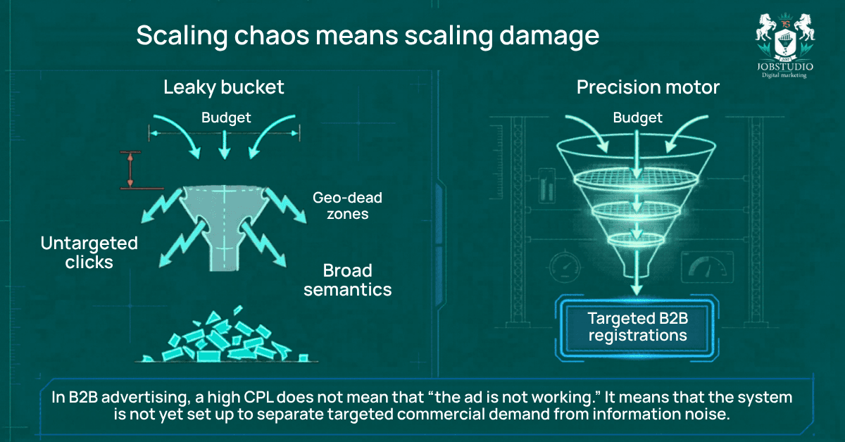 Scaling up chaos means scaling up losses