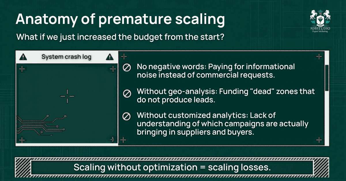 The Anatomy of Premature Scaling
