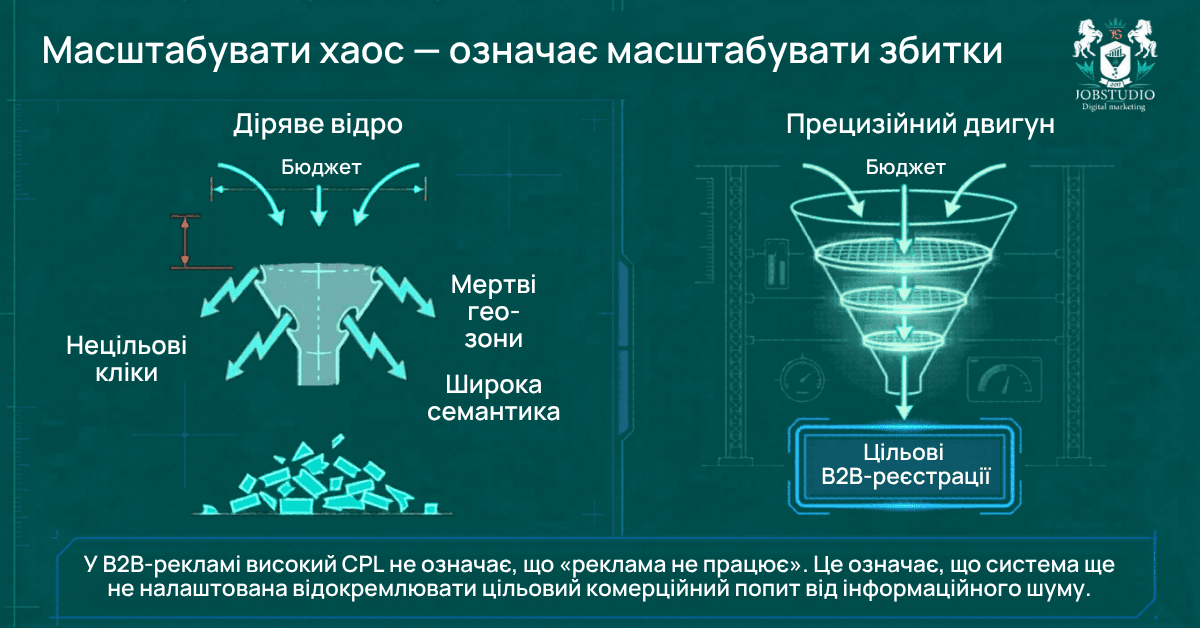 Масштабувати хаос - означає масштабувати збитки