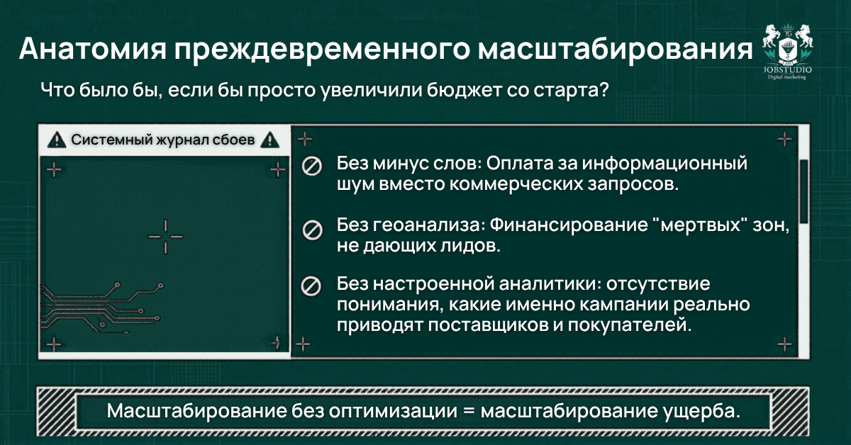 Анатомия преждевременного масштабирования