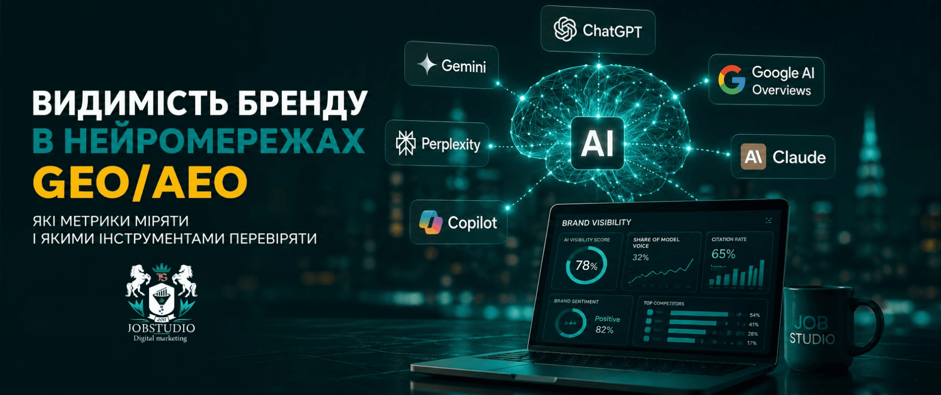 Видимість бренду в нейромережах GEO/AEO: які метрики міряти і якими інструментами перевіряти