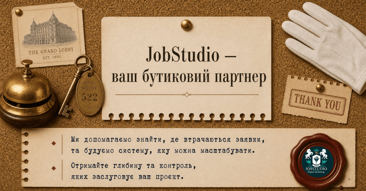 JobStudio ваш бутиковий партнер