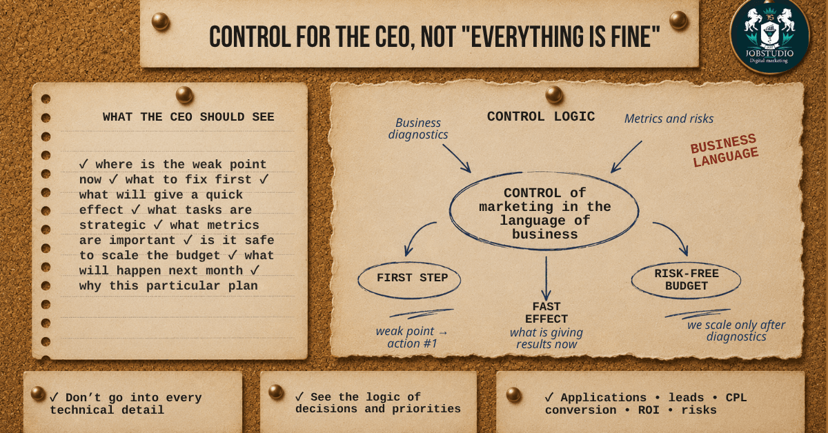 Monitoring for the CEO