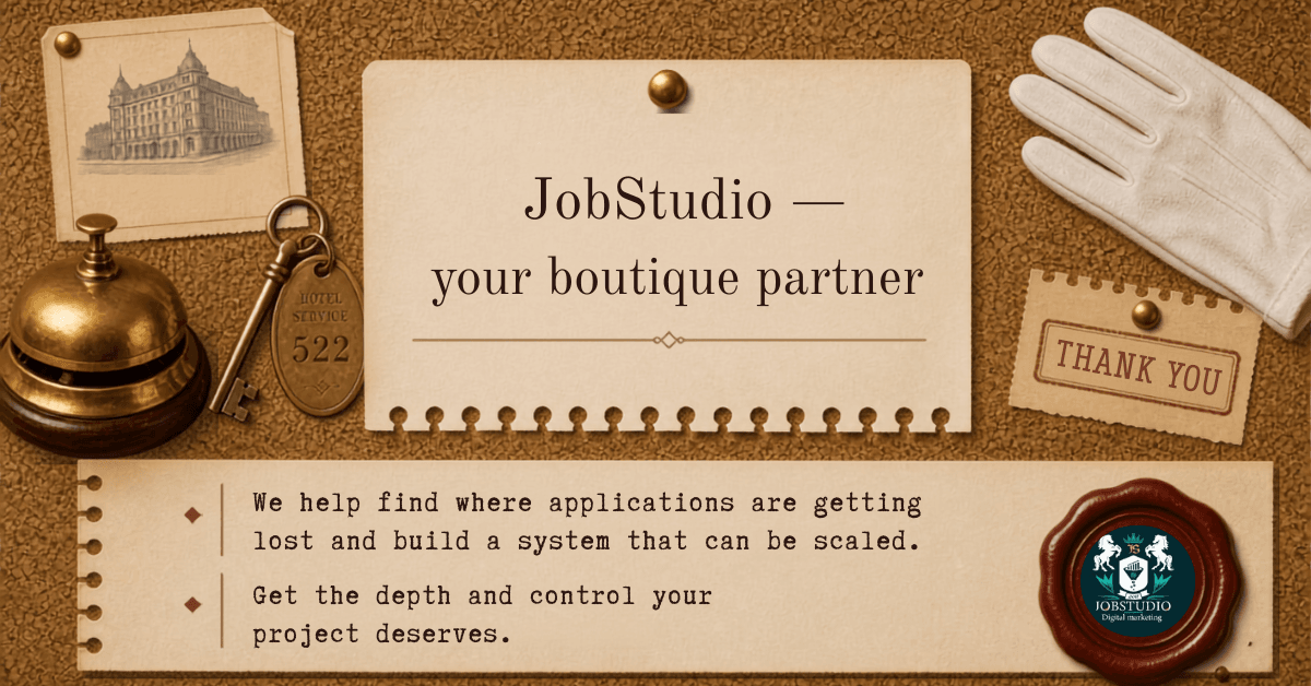 JobStudio is your boutique partner