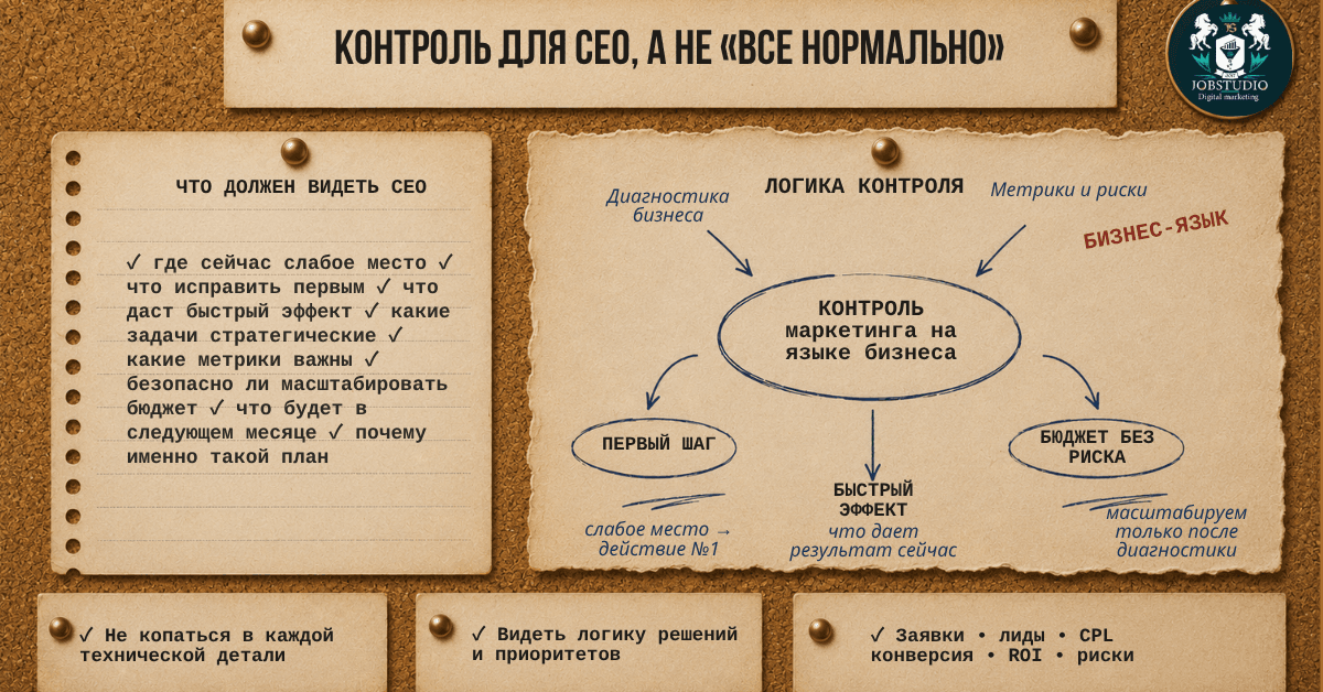 Контроль для СЕО