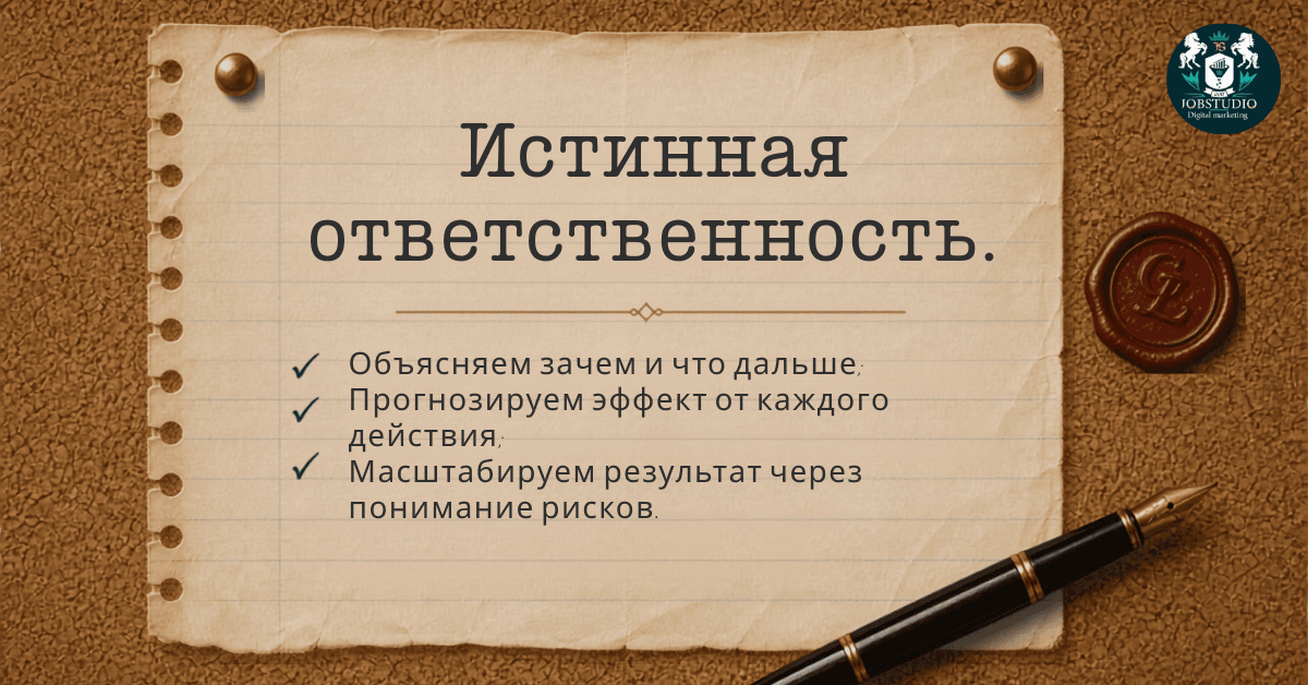 Настоящая ответственность