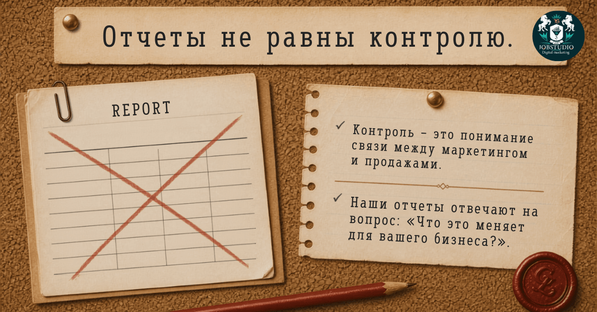 Отчеты не равнозначны контролю