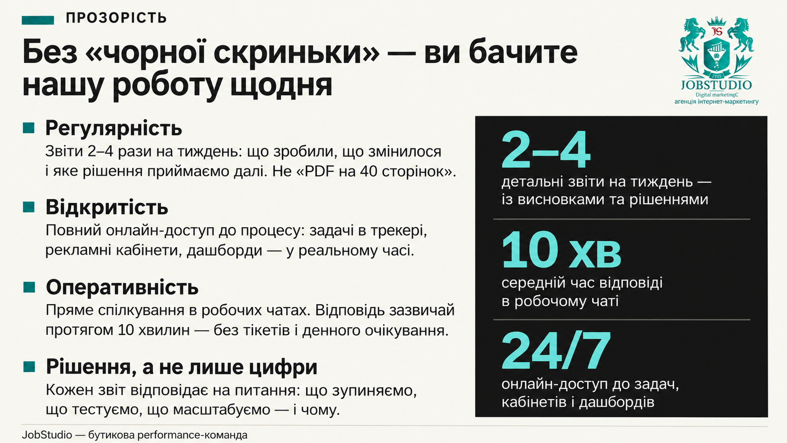 Без «чорної скриньки»: як ви бачите нашу роботу щодня